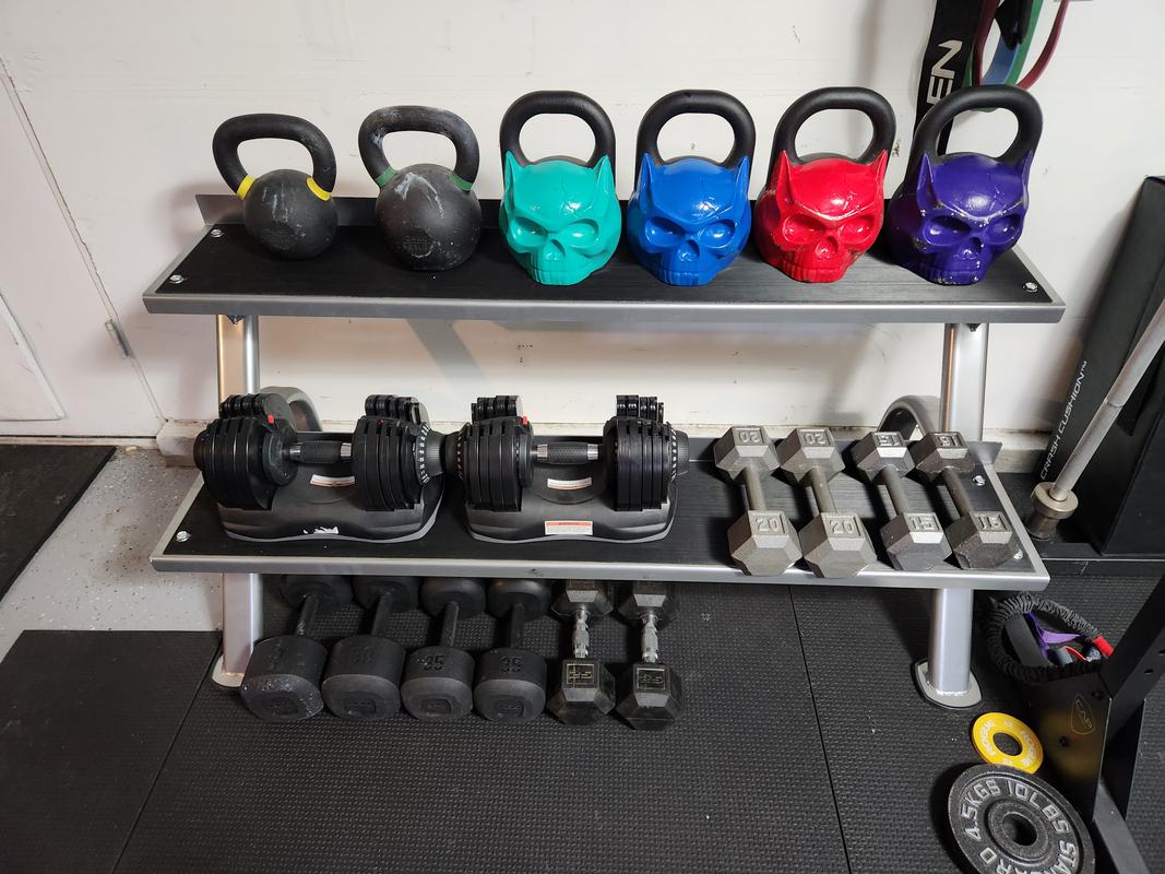 Kettlebell discount storage ideas