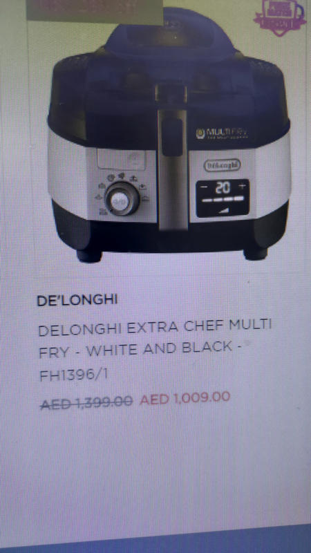 Delonghi hotsell multifry fh1396