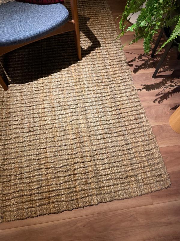 Handmade Plain Jute Rug 120×180 – KANADEMONO