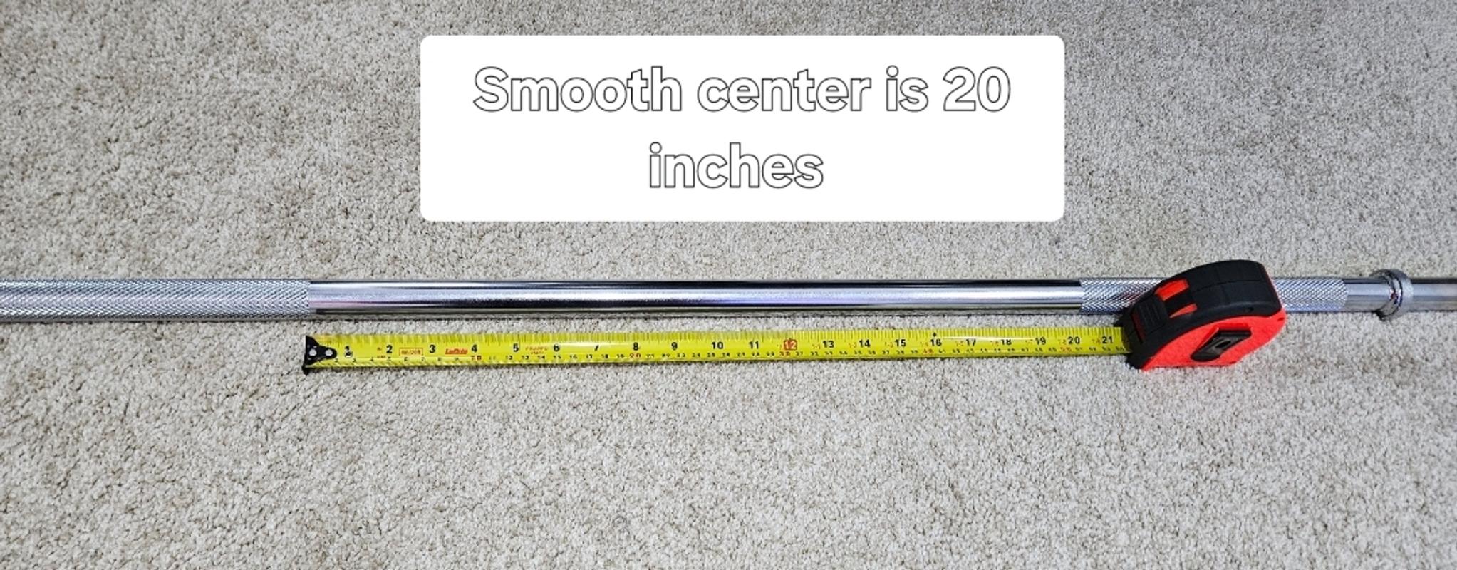 York Barbell Solid Steel Bar For 1