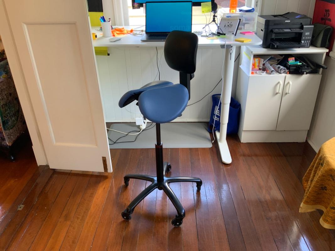 Salli saddle chair seat with back support | Salli Australia