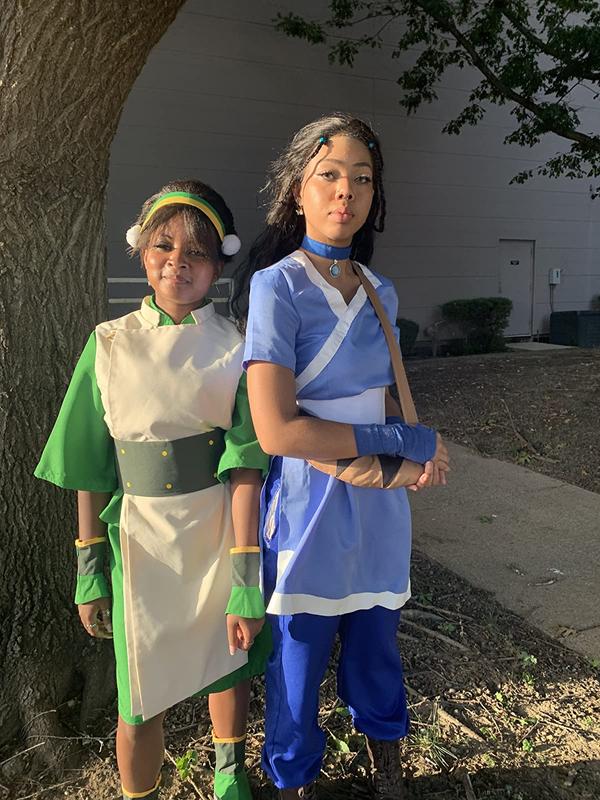 Kids Children Avatar The Last Airbender Katara Blue Cosplay