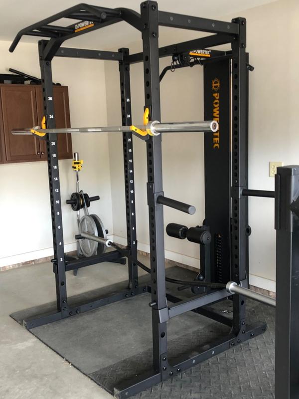 Powertec smith machine with lat tower sale