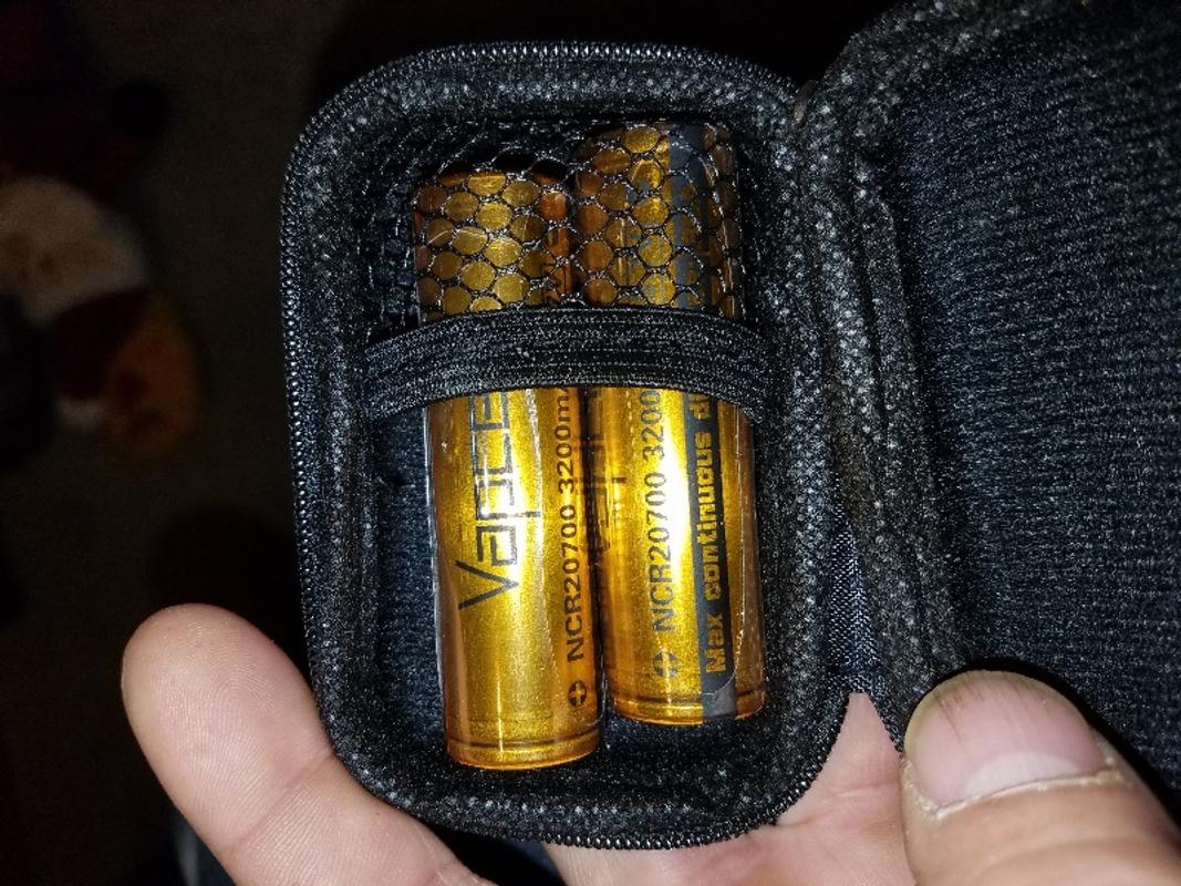Vapcell 20700 Gold/Black 30A Flat Top 3200mAh Battery