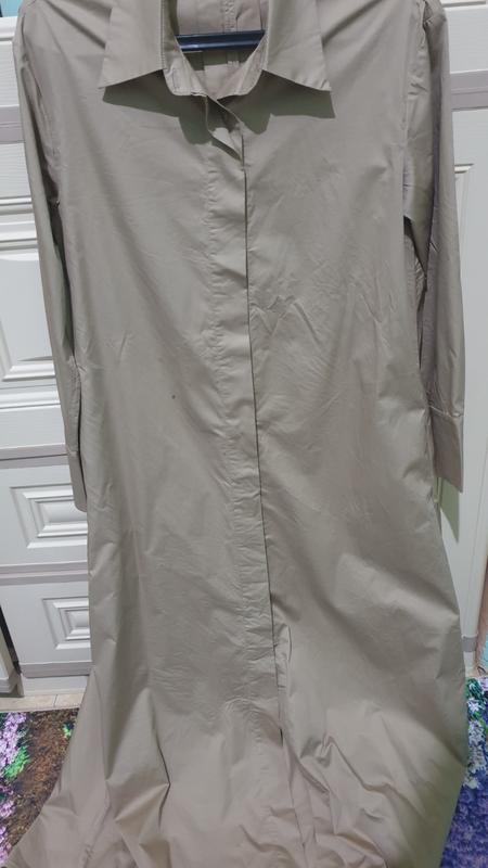 Hilary Shirt Dress - Beige – Buttonscarves