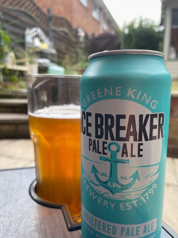 Buy Ice Breaker Pale Ale Pint Glass & Greene King Shop