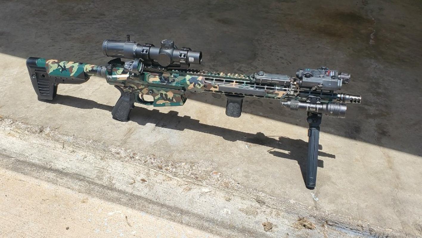 WOODLAND BDU M81 Stencil Pack for Duracoat, Cerakote, Gunkote &amp; spray ...