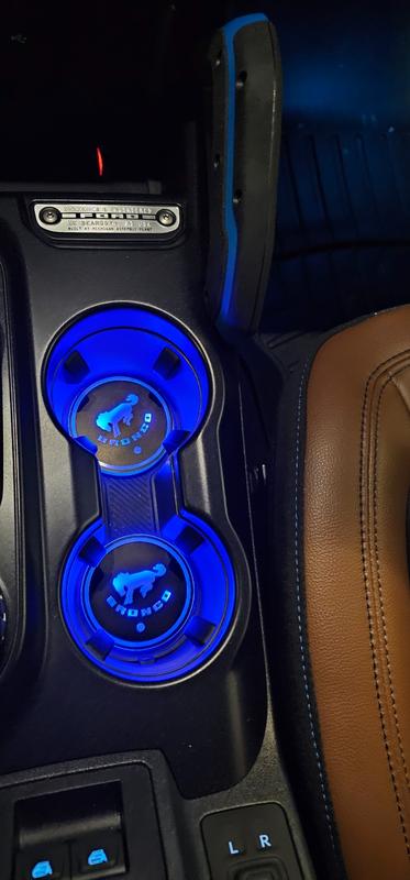 2021 - 2023 F150 LED Cup Holder Coasters