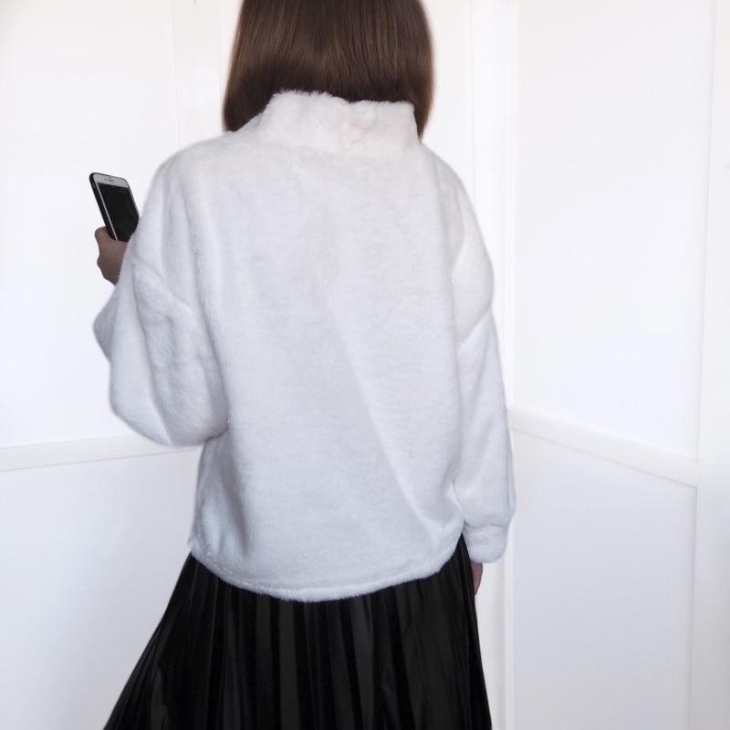 Plush Turtleneck Sweater - Cosmique Studio