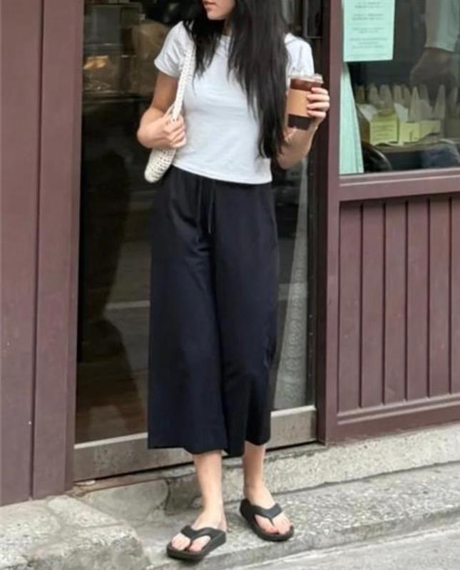 airyfit ワイド クロップドパンツ – andar JAPAN