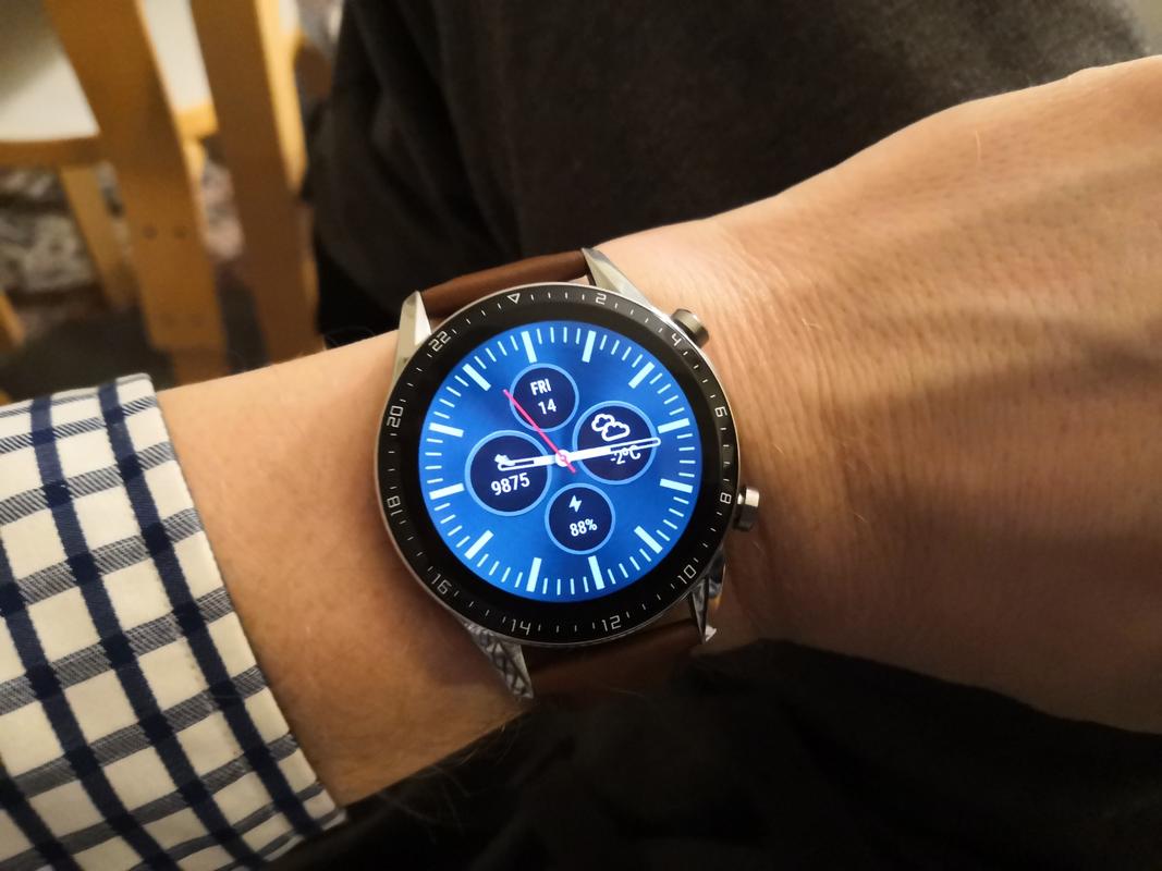 Huawei Watch GT älykello FTN-B19 Brown Leather - Keskisen Kello Oy
