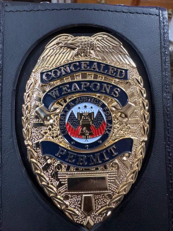 Concealed Weapons Permit Badge | CWP Badge | CCW Badge | Concealed