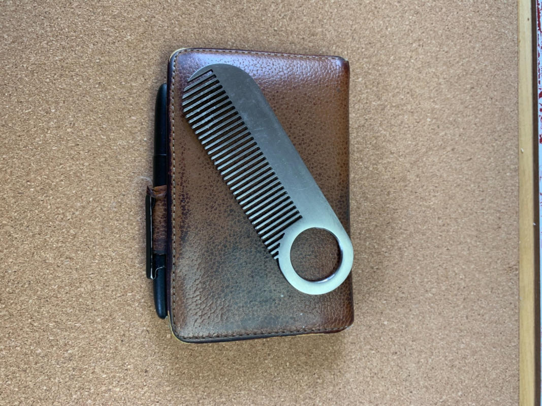 Chicago Comb Co. Model No. 2 Stainless Steel Beard and Mustache