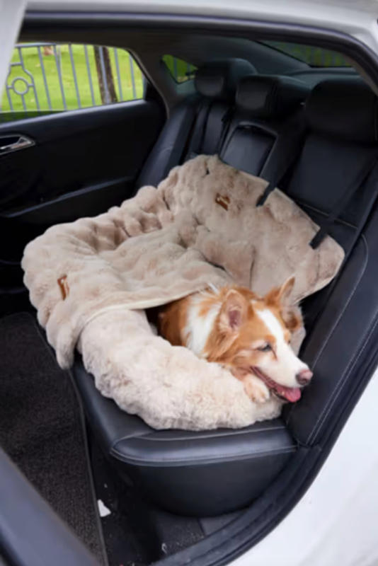 Luxurises Hundebett frs Auto (1+1 GRATIS)  pelsbarn.de