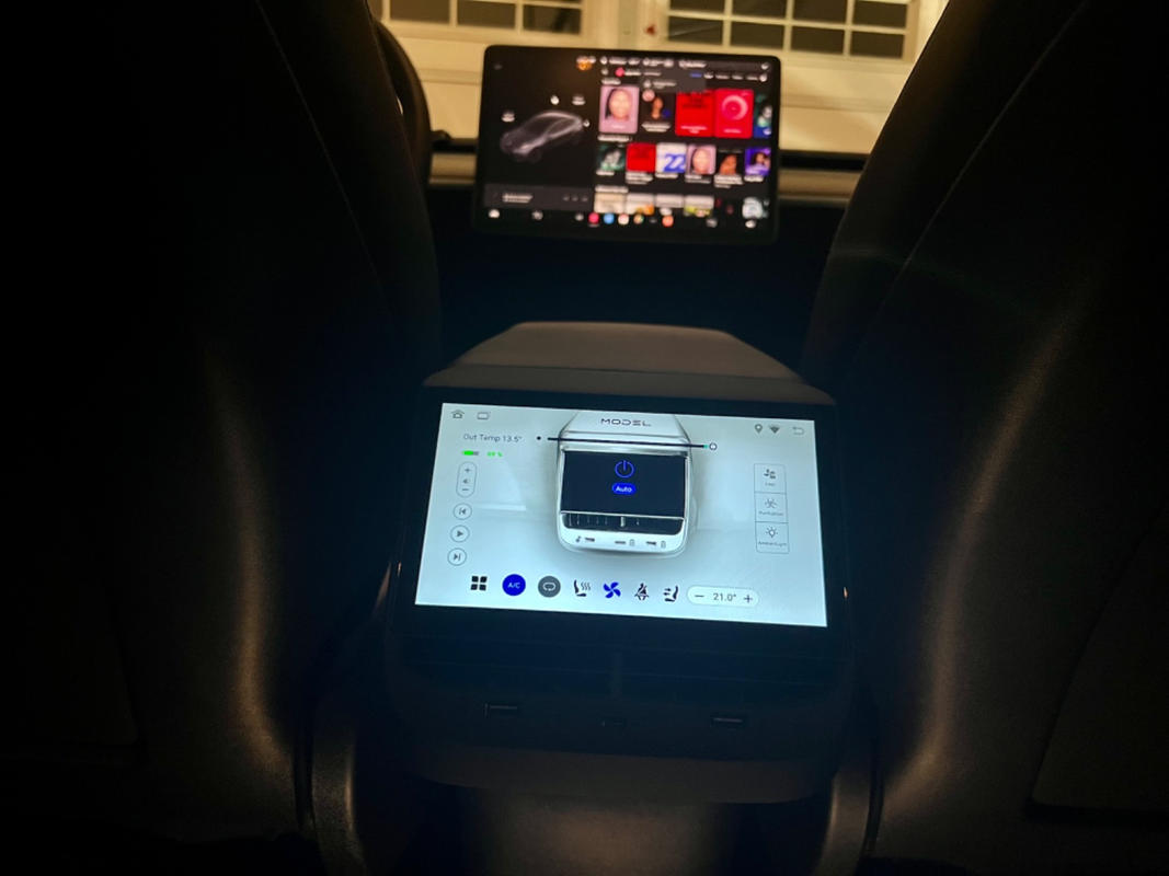 Model 3/Y 7 Rear Entertainment and Climate Control Touch Screen