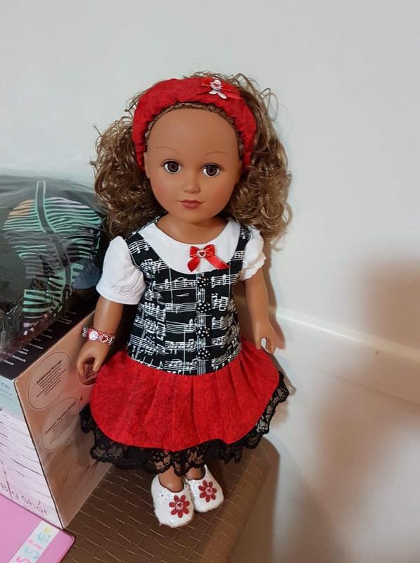 Little Miss Muffett Girl Next Door Doll Clothes Pattern 18 inch American  Girl Dolls