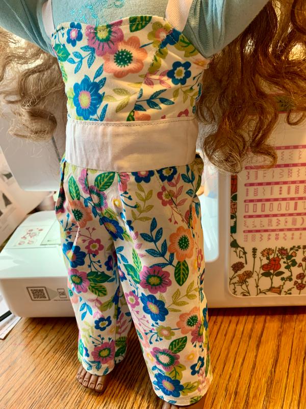Liberty Jane Culotte Jumpsuit 18 Doll Clothes Pattern Fits American Girl