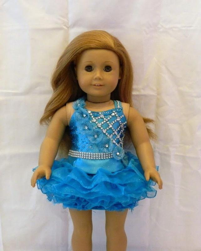 American girl best sale doll pageant dress