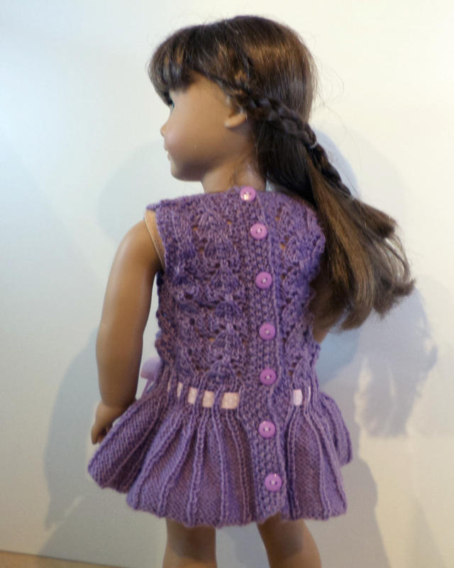 Dan-El Designs Sheila Doll Clothes Knitting Pattern 18 inch