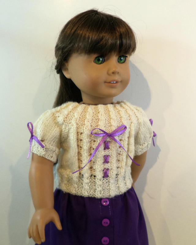海外並行輸入正規品 Doll Inch 18 Juliette Designs Dan-El Clothes Pattern Knitting ニット/セーター