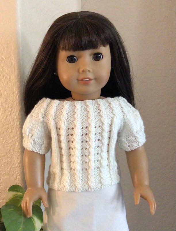Dan-El Designs Juliette 18 Inch Doll Clothes Knitting Pattern