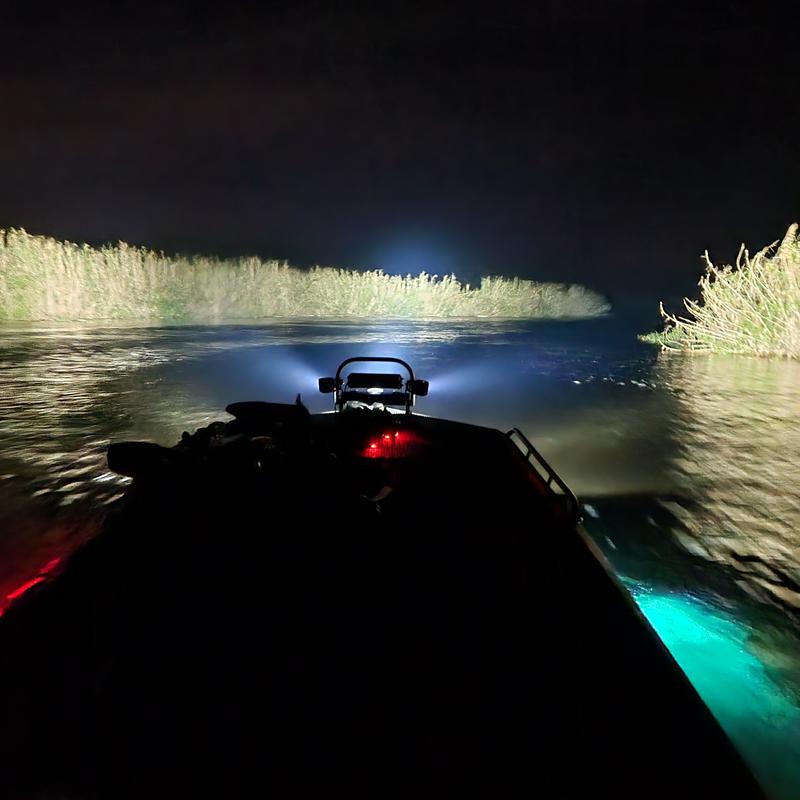 New - Duck Hunting - Jon Boat Lighting Kit - Black Oak LED Pro Series 3.0 -  Black Oak LED