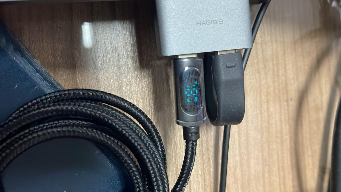 USB-C to USB-C 100W Cable with Amp Reader – Chargeasap