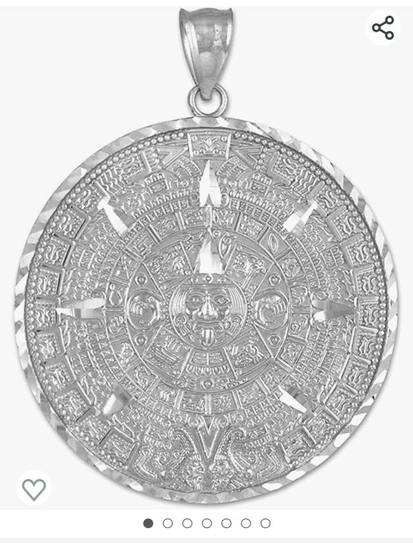 Aztec clearance calendar jewelry