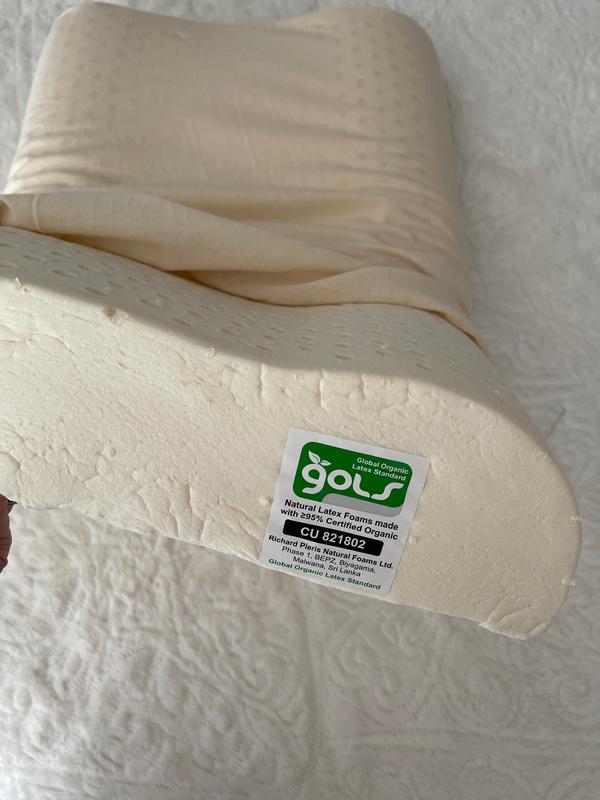 Contour Organic Dunlop Latex Pillow l Majestic Sit & Sleep - Sleep Majestic