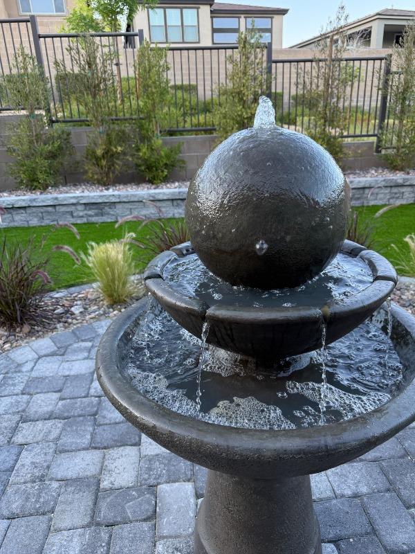 2 Tier Tall Zen Fountain Fiore Stone - Serenity Awaits You — The