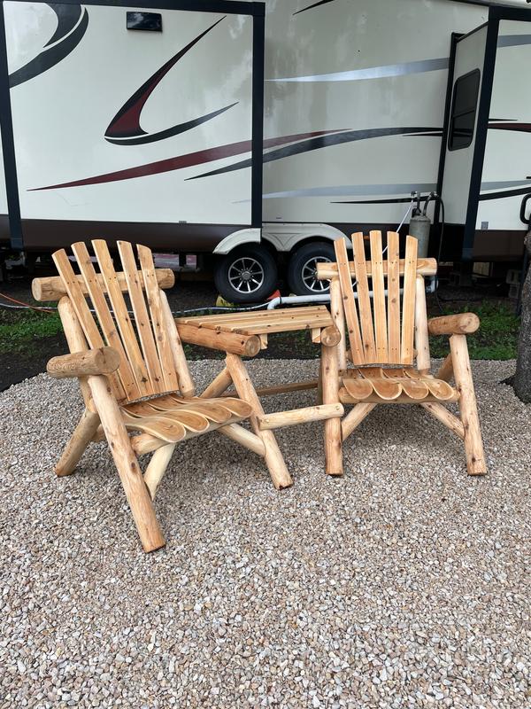 Outdoor log online furniture for sale