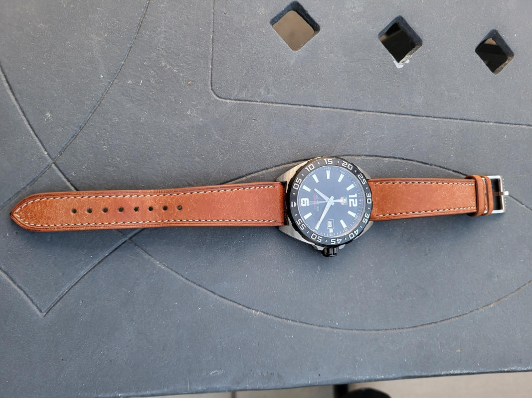 Band & Bezel | Black Chromexcel Leather Watch Strap