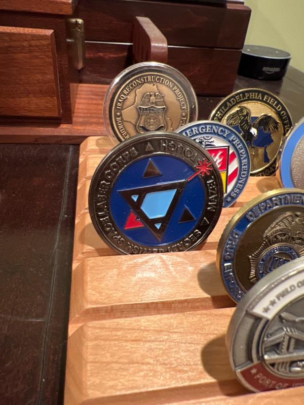 Secret Jewish Space Laser Corps Challenge Coin Dissent Pins