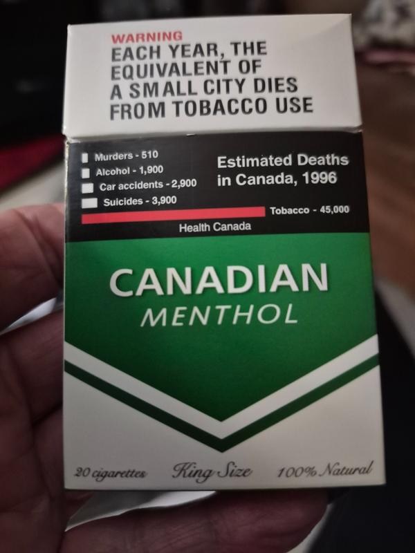 does canada sell menthol cigarettes Canadian Rollies (Bag of 200) Alberta ban on menthol cigarettes