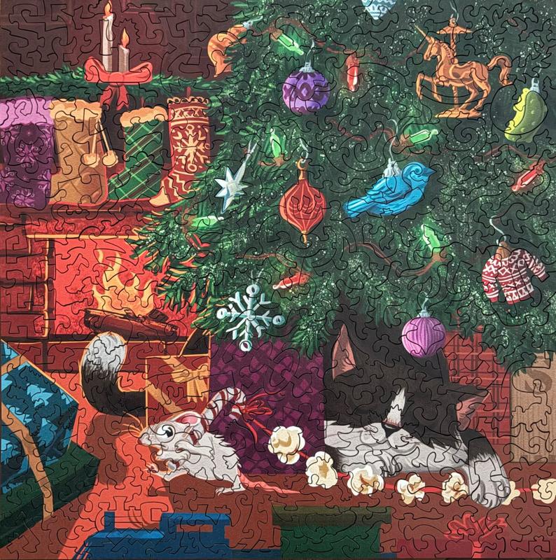 Midnight Snacks by Lyndsay Wasko | StumpCraft Wooden Puzzle