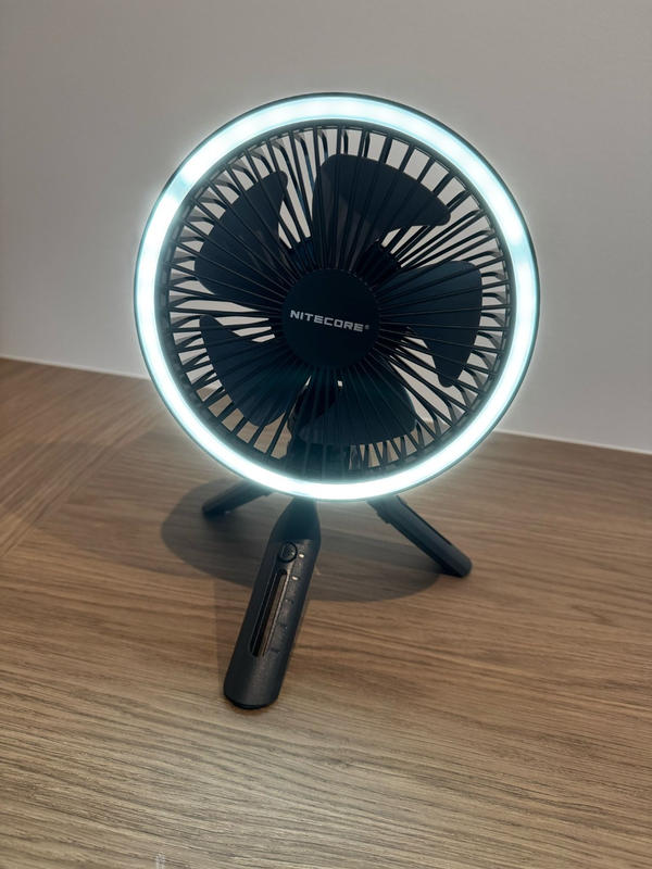 NEF10 Nitecore Multi-Functional Compact Fan / Colors White Or Grey / 3 Levels Of Wind Speed, Up