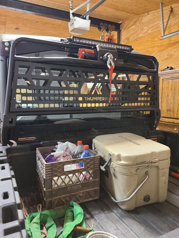 CanAm Defender Winch Headache Rack Thumper Fab