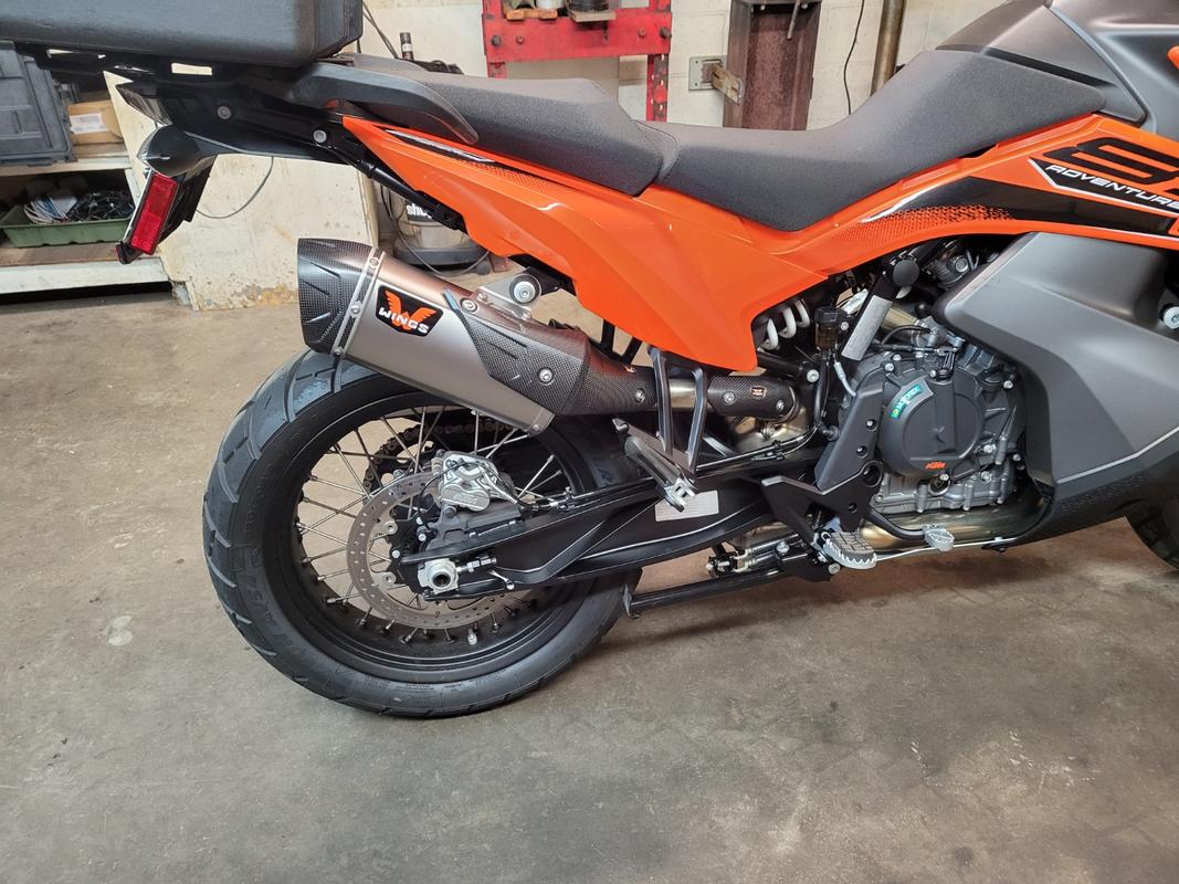 Ktm 790 adventure store slip on exhaust