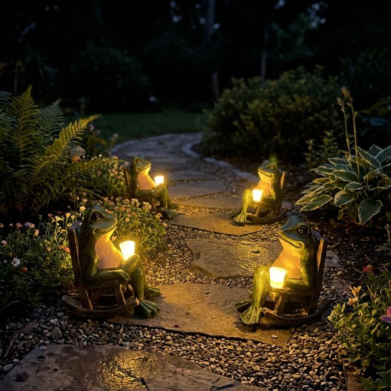 Glowing Garden Frog