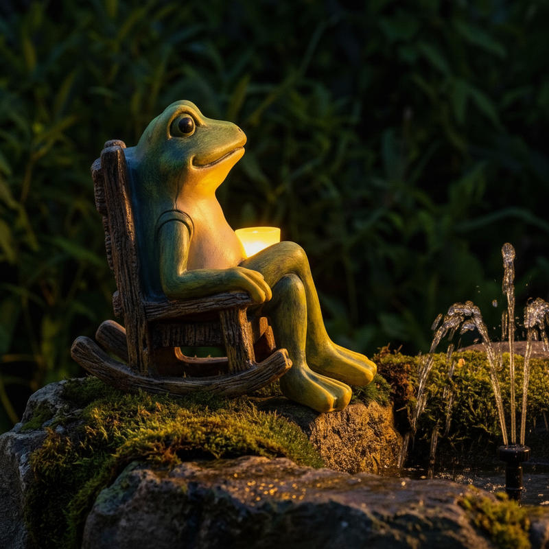 Glowing Garden Frog