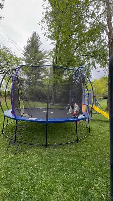 1800LBS Double Frames Trampoline | Zupapa