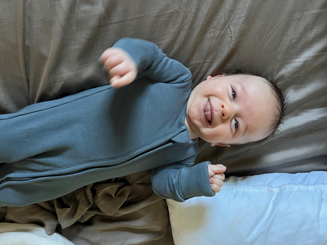 Classic Peyton Zipper Sleeper - Wisteria / NB