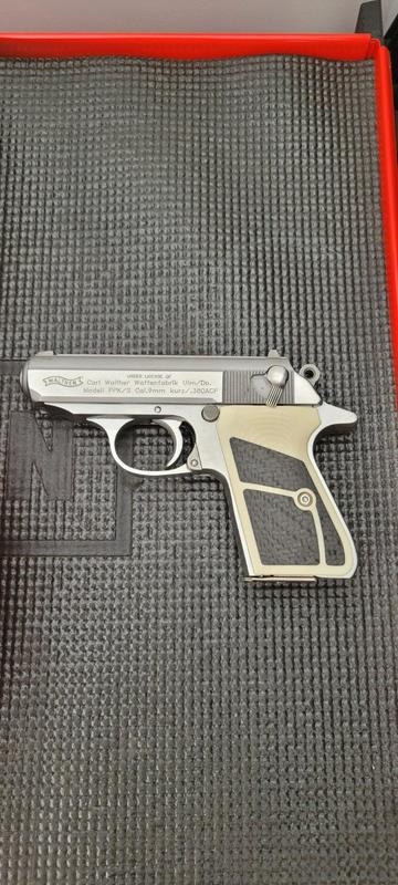 MANURHIN WALTHER PP PPK/S pistol grips graphite black plastic with screw $32.40