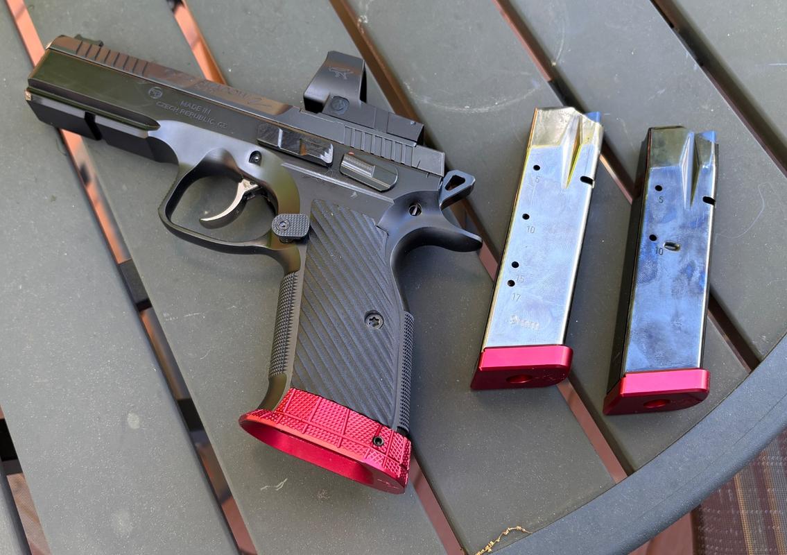 CZ Shadow 2 Magwell GridLOK Aluminum - LOK Grips