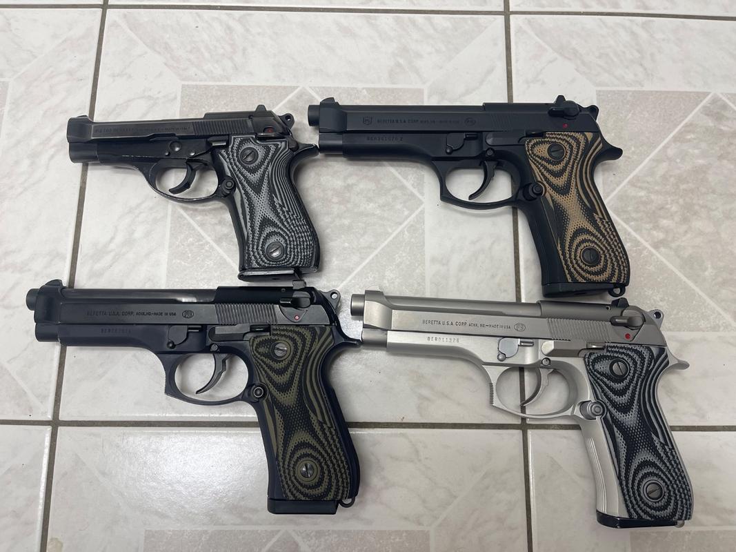 Beretta 84 | 81 Thin Checkered - LOK Grips