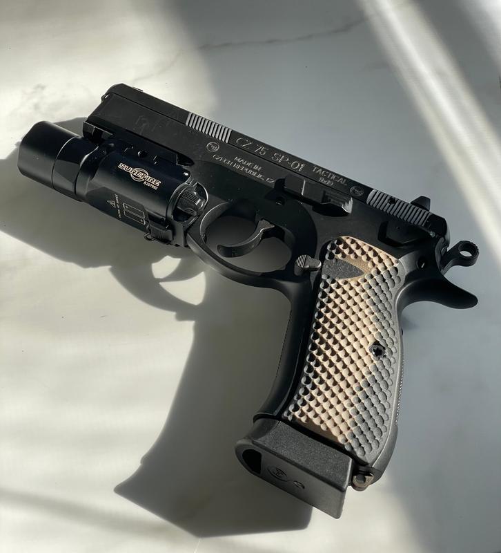 CZ 75 Palm Swell w Accent Color - LOK Grips