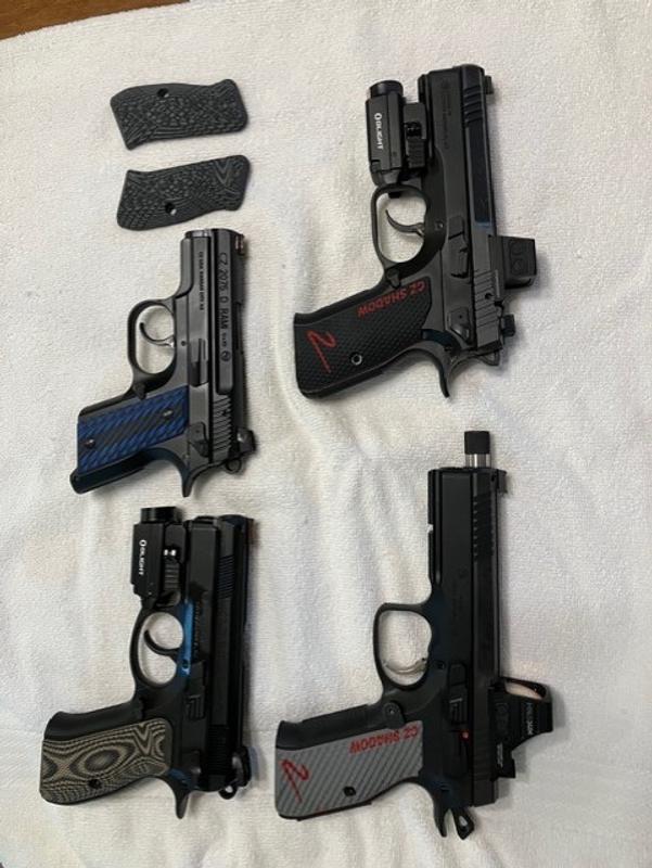 CZ Shadow 2 Palm Swell Bogies - Engraved 