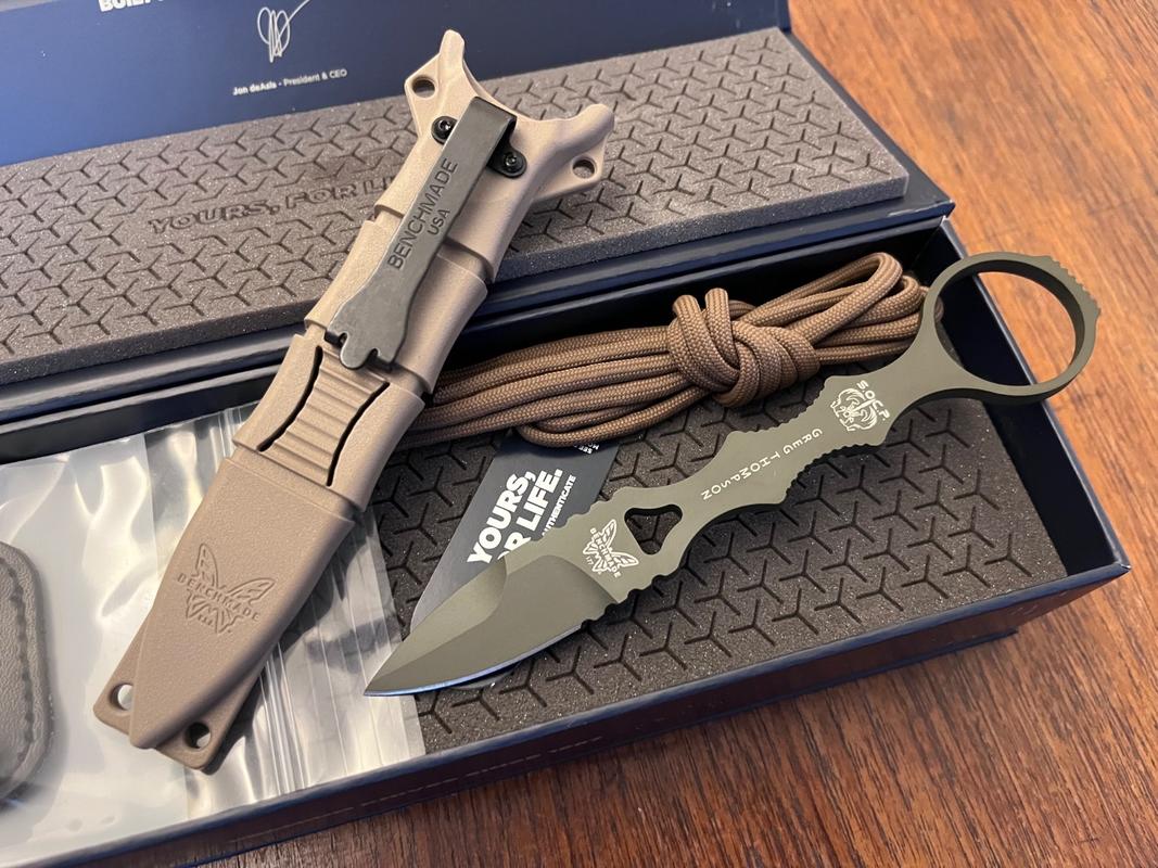 Benchmade Mini SOCP Dagger 177GN | 440C Satin OD Green | Knifeworks