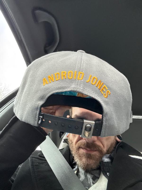 Android Jones Humming Dragon Grey Snapback Hat