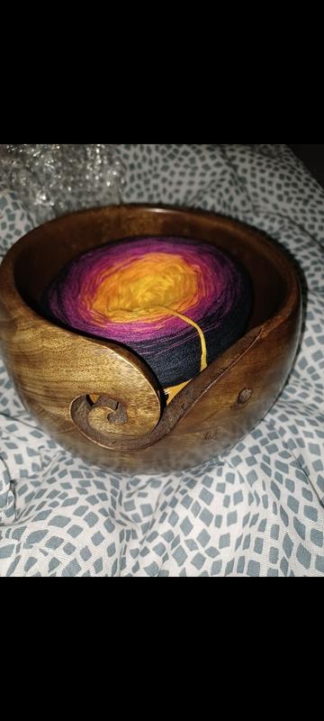 Jumbo Yarn Bowl With Multiple Holes Extra Large Yarn Bowl Knitting